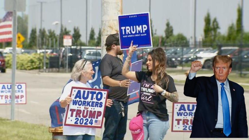 UAW Endorses Harris, but ProTrump Auto Workers Launch CounterMovement